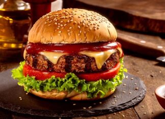 Burger Trendleri Lezzet Dünyasında Yeni Akımlar Son yıllarda burger kültürü dünya genelinde hızlı bir şekilde değişim geçiriyor. Sıradan fast food zincirlerinden gurme restoranlara, hatta ev mutfaklarına kadar uzanan bu lezzet serüveni, yaratıcılığın ve özgün malzemelerin birleşimiyle bambaşka bir boyuta taşınıyor. Burger trendleri, sadece lezzet değil, aynı zamanda görsellik, sunum ve sağlıklı beslenme anlayışı açısından da büyük bir dönüşüm yaşıyor. Konulu bir haber görseli.
