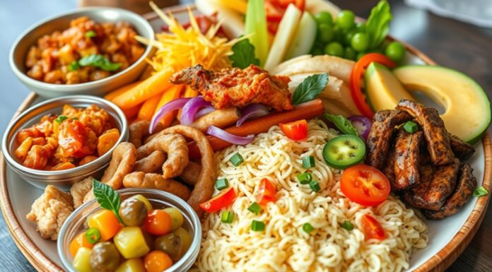 Guyana Mutfağı Guyana mutfağı, Afrika, Hindistan, Çin ve Karayip etkilerini bir araya getiren, kültürel çeşitliliğiyle dikkat çeken bir mutfaktır. Ülkenin sömürge geçmişi ve göçmen toplulukları, mutfak kültürünün gelişiminde önemli bir rol oynamıştır. Yemekler, hem günlük sofralarda hem de özel kutlamalarda kültürel bir miras olarak sunulur. Konulu bir haber görseli.