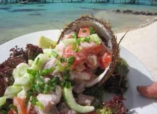 Tahiti Mutfağı, Fransız Polinezyası’nın en büyük adası olan Tahiti’nin zengin kültürel ve tarihsel geçmişini sofralara taşıyan bir gastronomi anlayışıdır. Ada halkı yüzyıllardır deniz ürünleri, tropikal meyveler ve kök sebzeleri kullanarak kendine özgü tarifler geliştirmiştir. Hindistancevizi, balık ve taro, Tahiti mutfağının temel ögelerindendir. Konulu bir haber görseli.