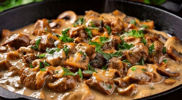 Beef Stroganoff: Dünya Mutfağında Ün Kazanan Rus Klasiği Beef Stroganoff, kökeni Rusya’ya dayanan ve yüzyıllardır dünya mutfağında özel bir yere sahip olan bir yemektir. İsmini Stroganov ailesinden alan bu yemek, 19. yüzyılda aristokrat sofralarında sıkça tercih edilmiştir. İnce dilimlenmiş dana eti, krema bazlı sosla birleşerek hem zengin hem de doyurucu bir tat ortaya çıkarır. Konulu bir haber görseli.