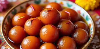 Hint Mutfağının Şerbetle Buluşan Tatlısı Gulab Jamun Dünya Lezzet Haritasında Yükselişte Hindistan’ın en sevilen tatlılarından biri olan Gulab Jamun, son yıllarda sadece Güney Asya’da değil dünya genelinde tatlı severlerin dikkatini çekmeye devam ediyor. Paylaşılan videolar, sokak lezzeti kültürü ve uluslararası restoran zincirlerinin menülerine eklemesi sayesinde gulab jamun, küresel gastronomide kendine daha fazla yer edinmeye başladı. Geleneksel hazırlama yöntemi, yoğun kıvamlı şerbeti ve kendine özgü baharat aromalarıyla öne çıkan tatlı, şimdilerde Batı ülkelerinde bile aranan tatlar arasına girdi. Konulu bir haber görseli.