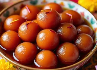 Hindistan’ın en sevilen tatlılarından biri olan Gulab Jamun, son yıllarda sadece Güney Asya’da değil dünya genelinde tatlı severlerin dikkatini çekmeye devam ediyor. Paylaşılan videolar, sokak lezzeti kültürü ve uluslararası restoran zincirlerinin menülerine eklemesi sayesinde gulab jamun, küresel gastronomide kendine daha fazla yer edinmeye başladı. Geleneksel hazırlama yöntemi, yoğun kıvamlı şerbeti ve kendine özgü baharat aromalarıyla öne çıkan tatlı, şimdilerde Batı ülkelerinde bile aranan tatlar arasına girdi. Konulu bir haber görseli.